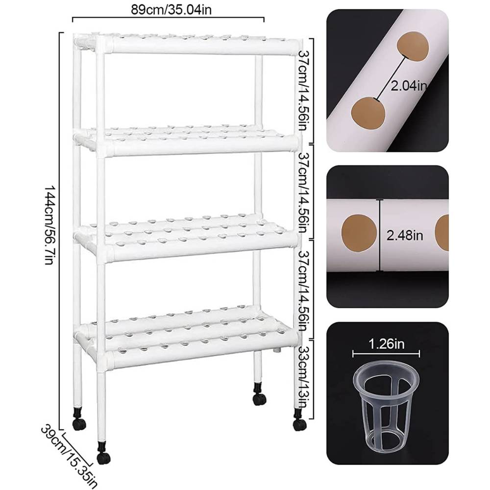 108 Cup NFT Hydroponics Kit: image 12