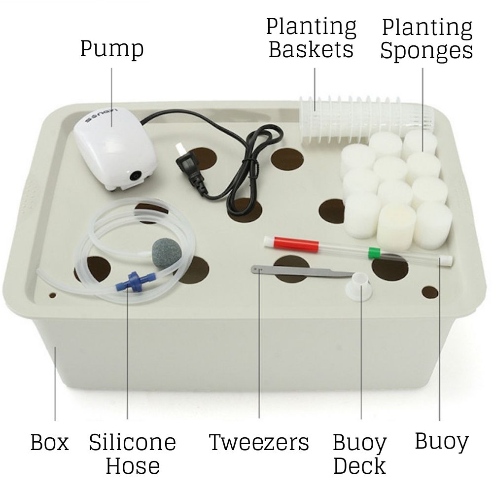 Deep Water Culture Hydroponic System, 11 Cup: image 3
